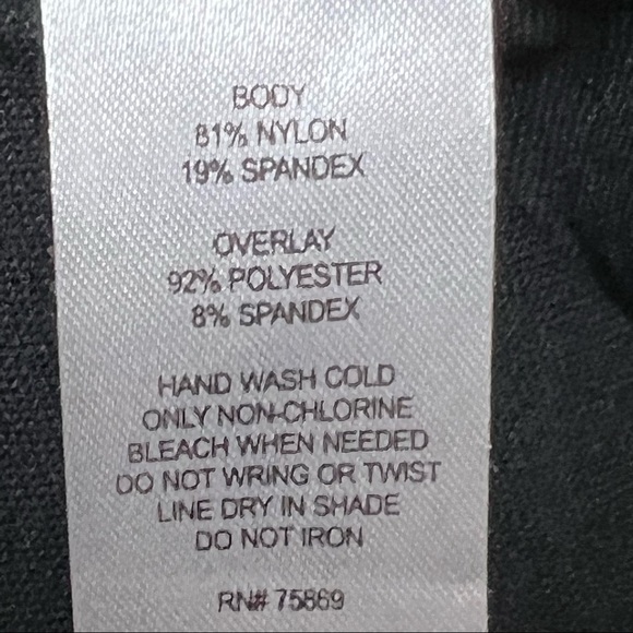 NWT Hula Honey High Neck Bikini Swim Top Black Lace Overlay XS S M XL Juniors' - Picture 11 of 13